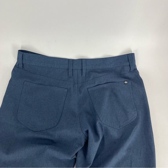 Travis Mathew Pants Mens 34x30 Blue Straight Leg Chino Golf Stretch Performance - Picture 3 of 8